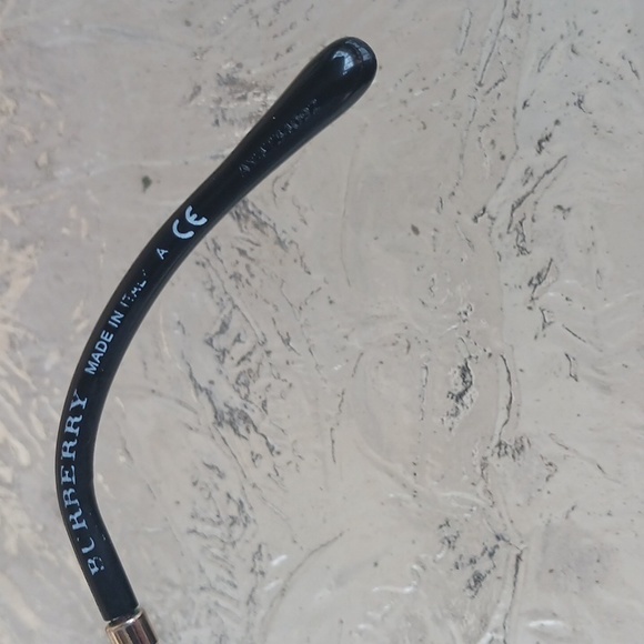 Women's BURBERRY eyeglass frames B2189 black and gold - Picture 9 of 10